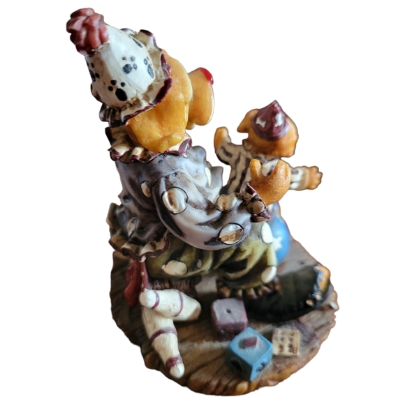 Vtg 97 Barkley Crossing JUST CLOWNING AROUND Figurine BC78623 Edition 1A/1616 - Picture 5 of 6